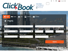 Tablet Screenshot of clickandbook.com